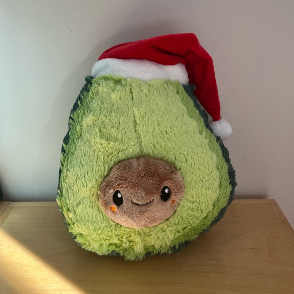 Mini Comfort Food Santa Avocado Squishable